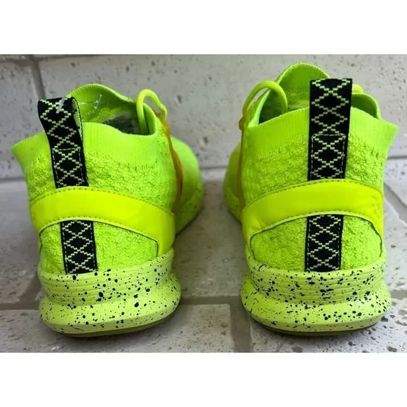 Reebok Men’s Zoku Runner Ultra Knit Solar Yellow Neon Sneakers Sz 10.5 - Picture 8 of 15